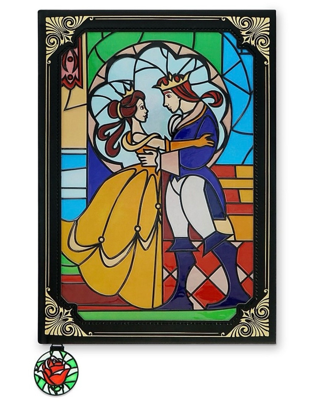 Disney Beauty and the Beast Stained Glass Window Journal